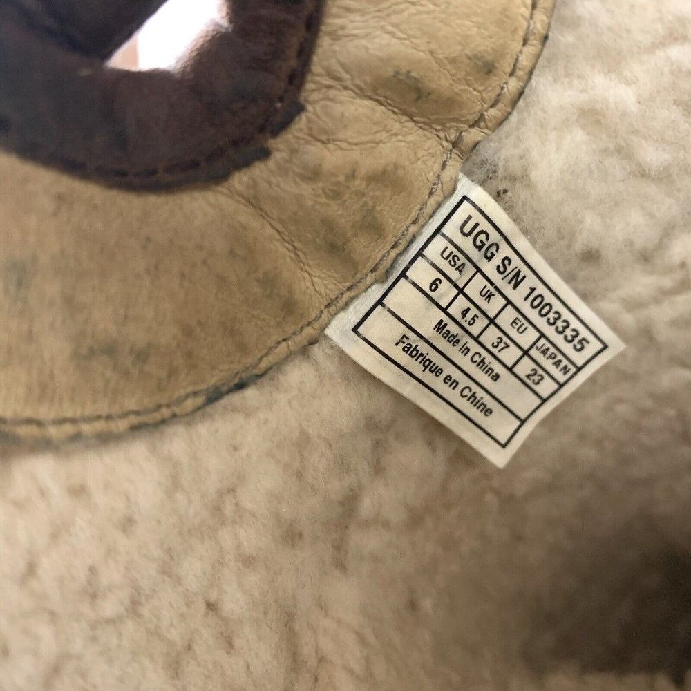 Ugg Brown Leather Knee-High Boots - Picture 12 of 16